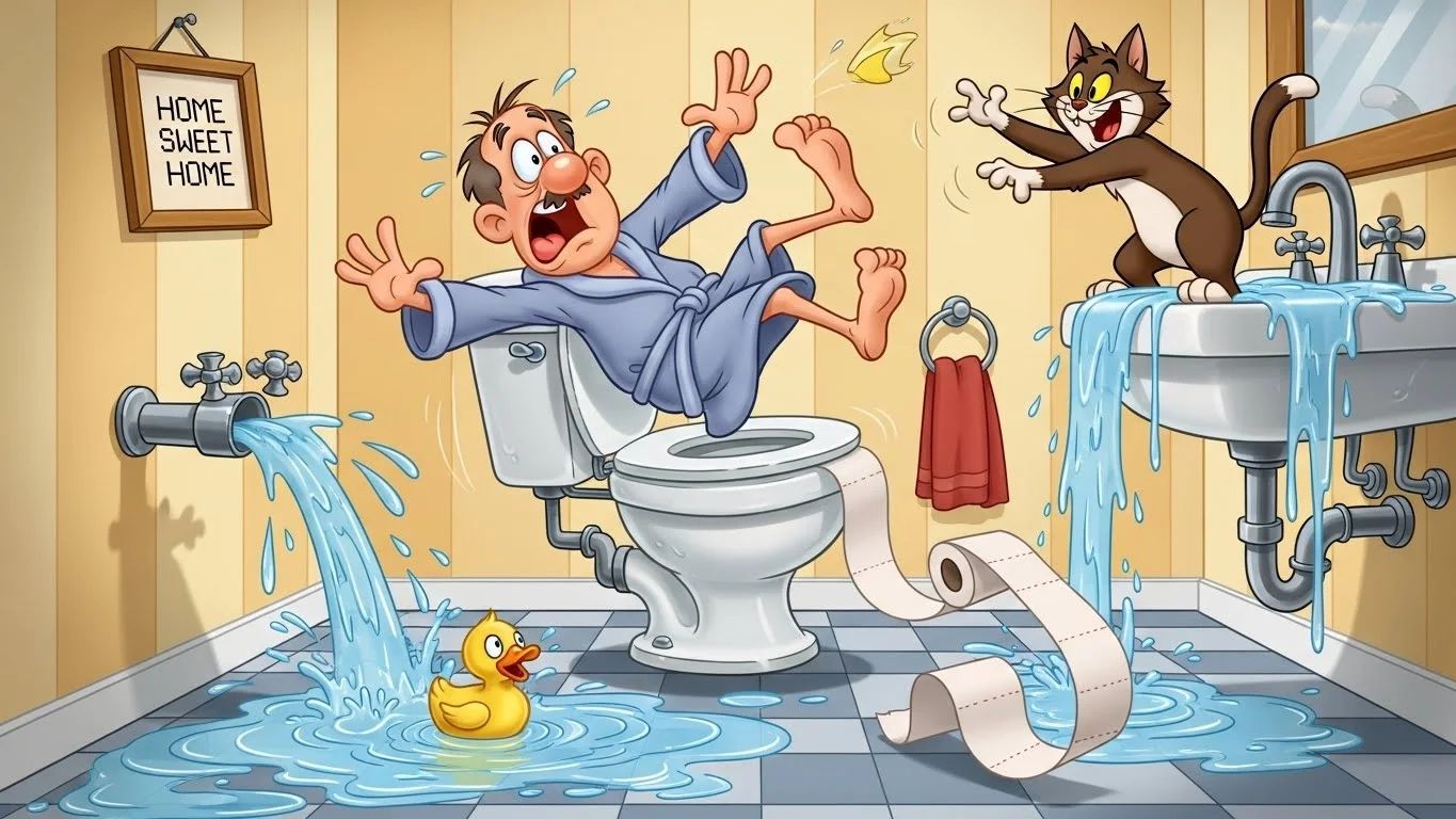 Bathroom Emergency Humor