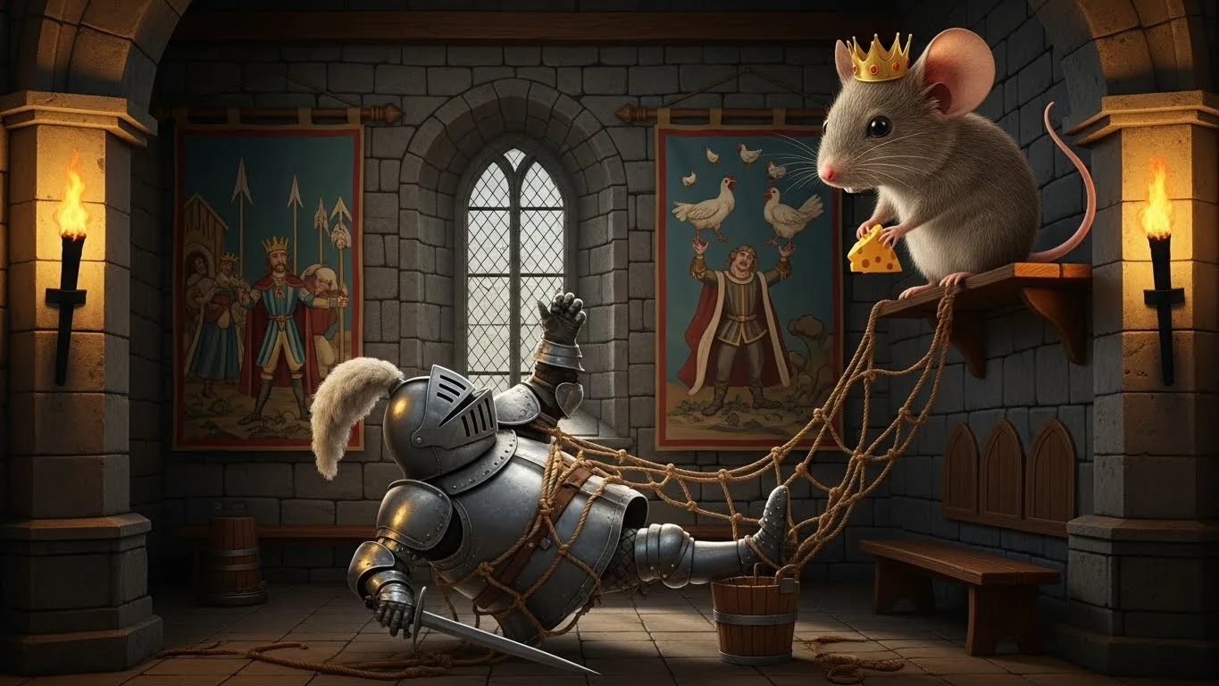 Castle capers and historical humor