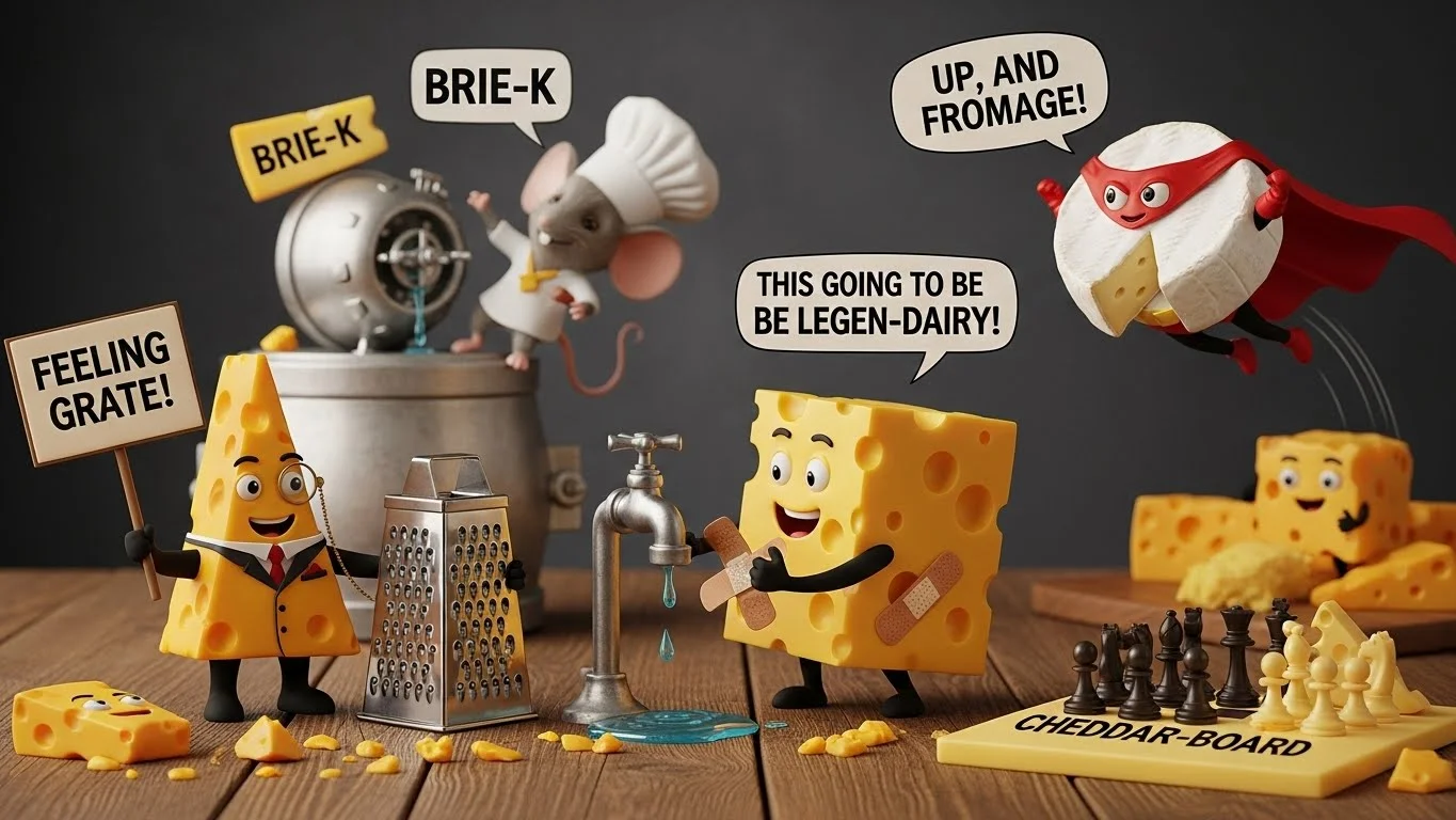 Cheesy Wordplay Galore