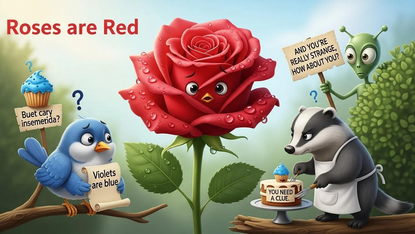  Classic Roses Are Red Jokes