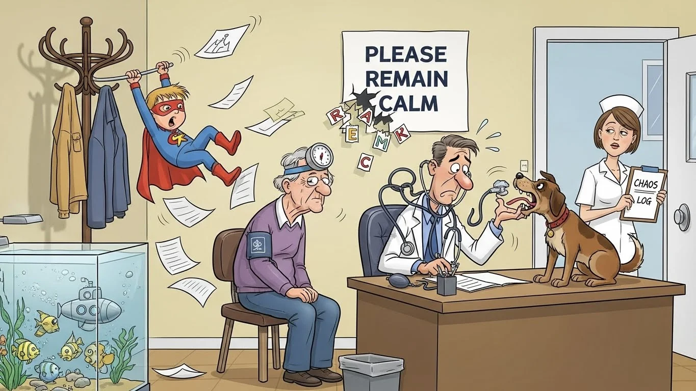 Doctor’s office antics