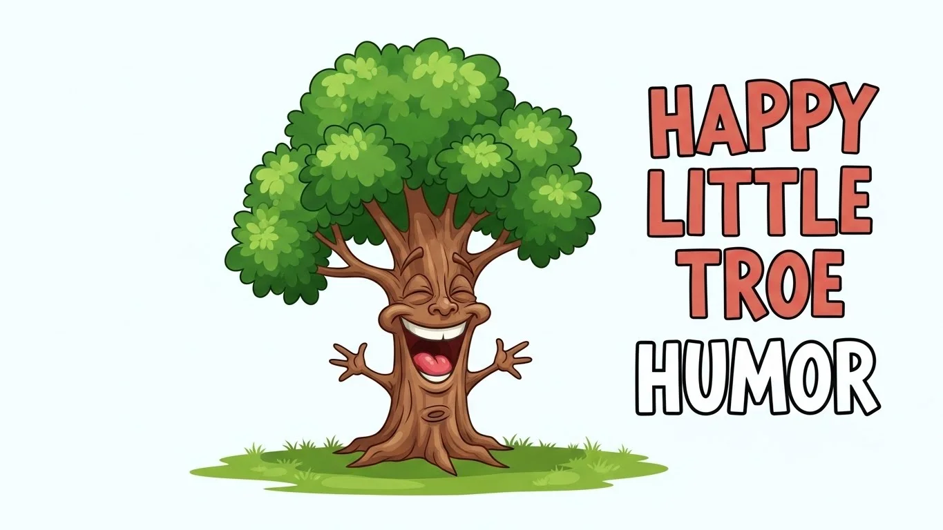 Happy Little Tree Humor