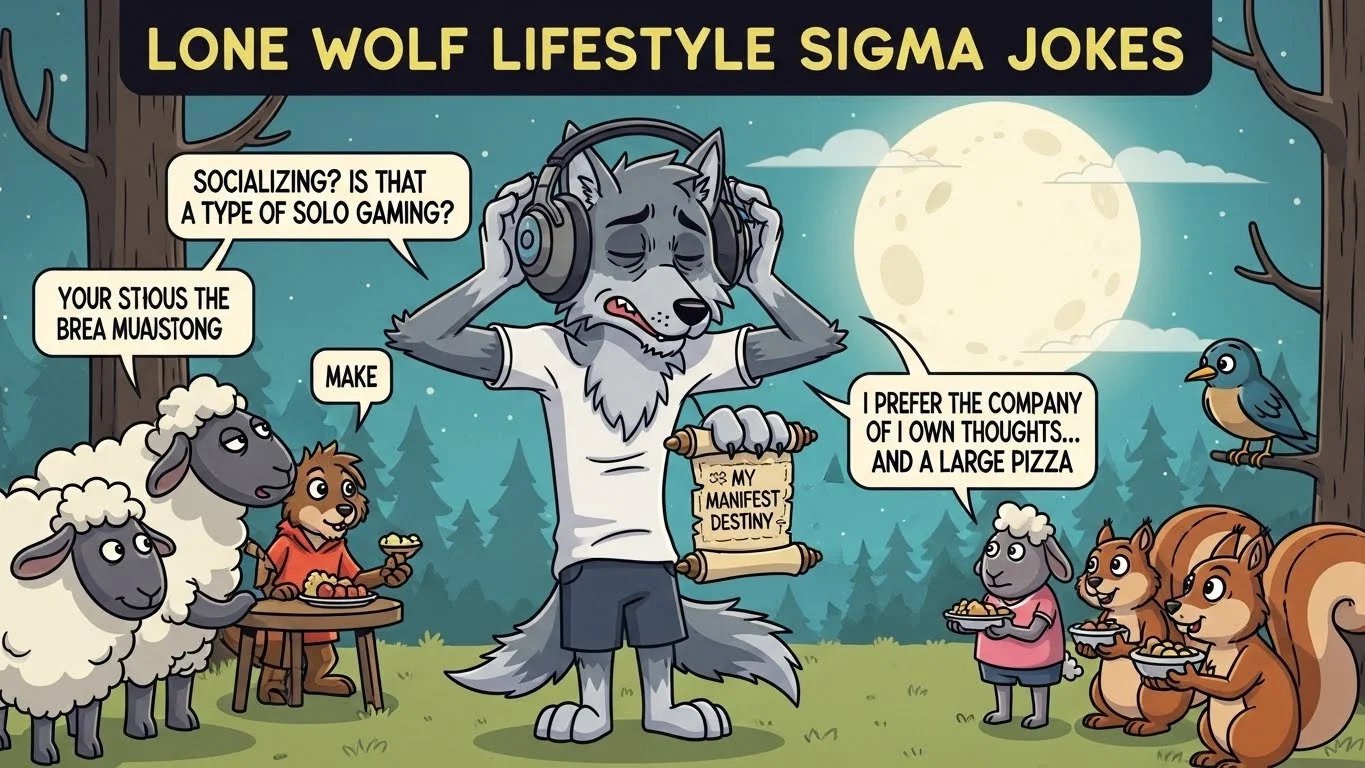 Lone Wolf Lifestyle Sigma Jokes