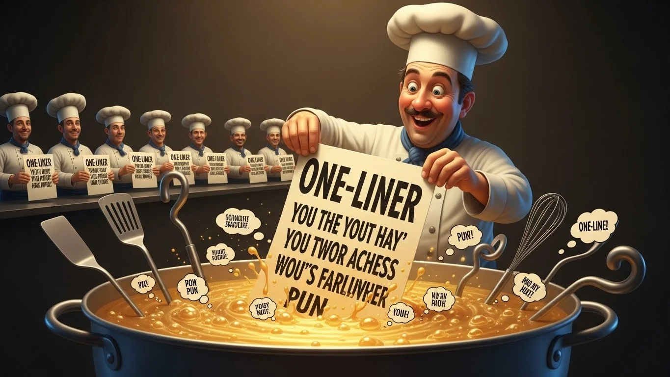 Pun‑Dipped One‑Liners
