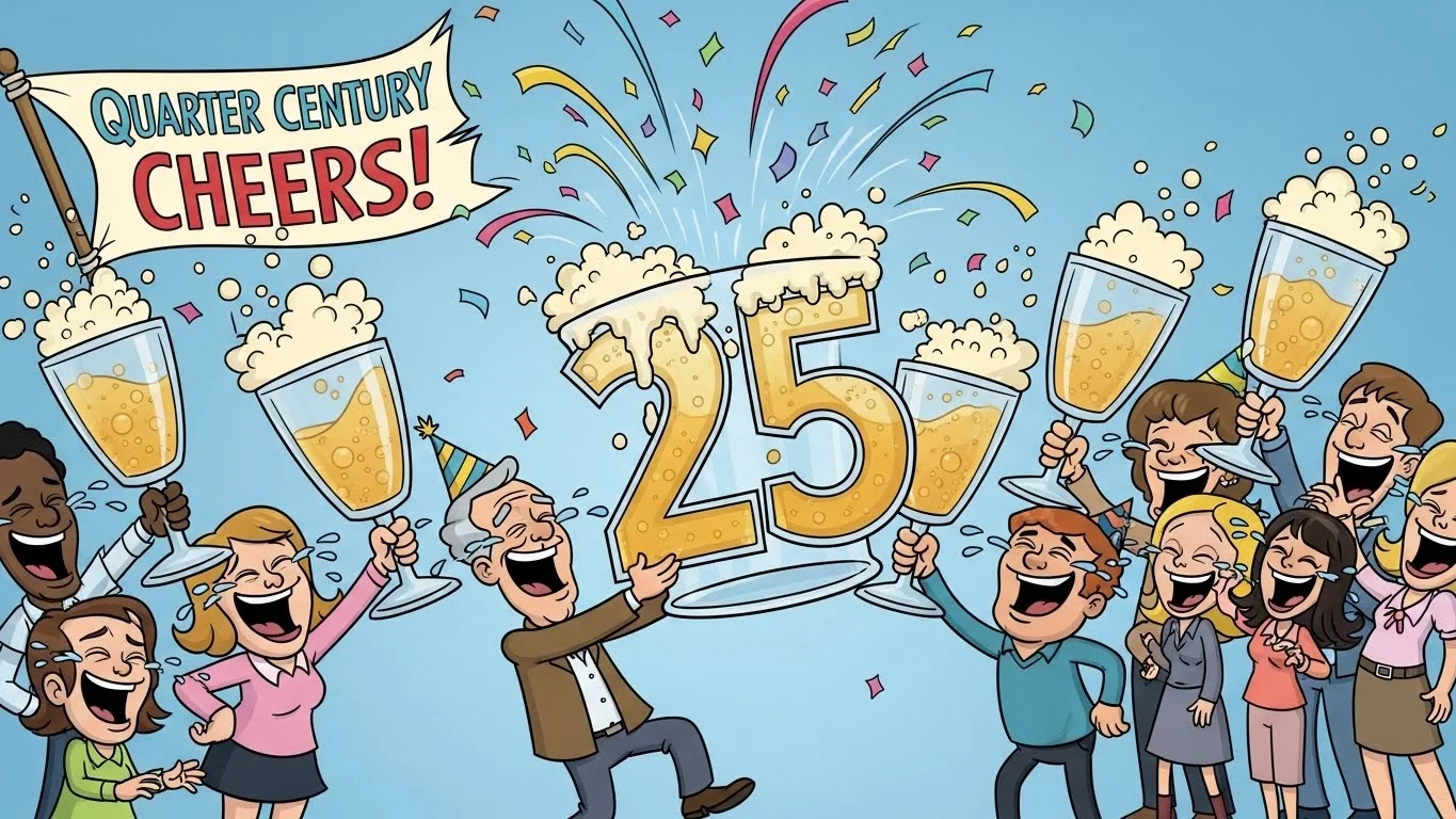 Quarter Century Cheers