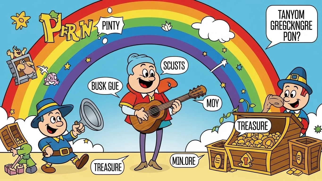 Rainbow & Treasure Puns 