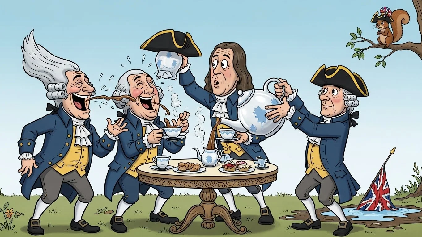 Revolutionary Tea Time Humor