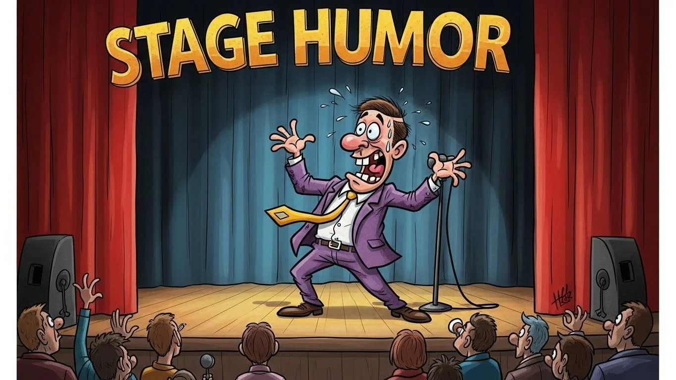 Stage and performance humor