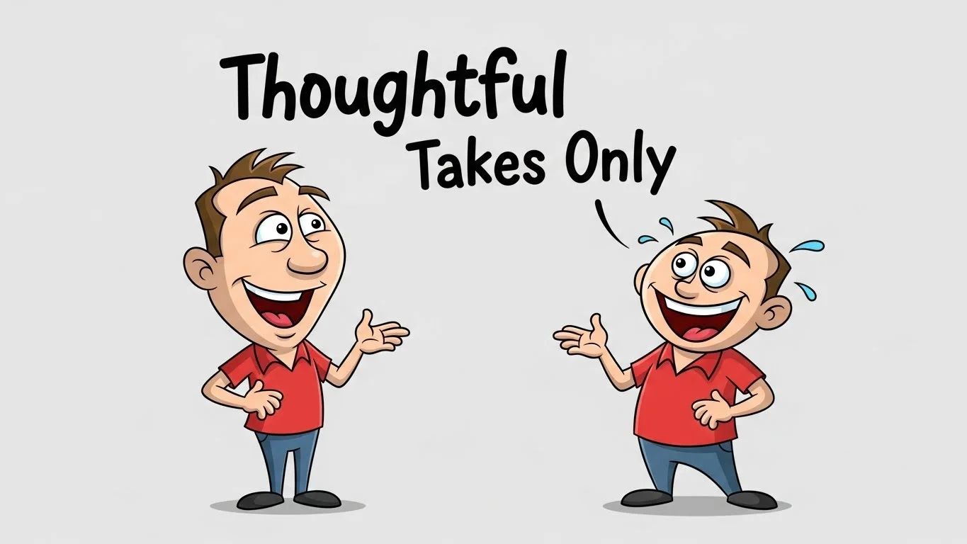 Thoughtful Takes Only