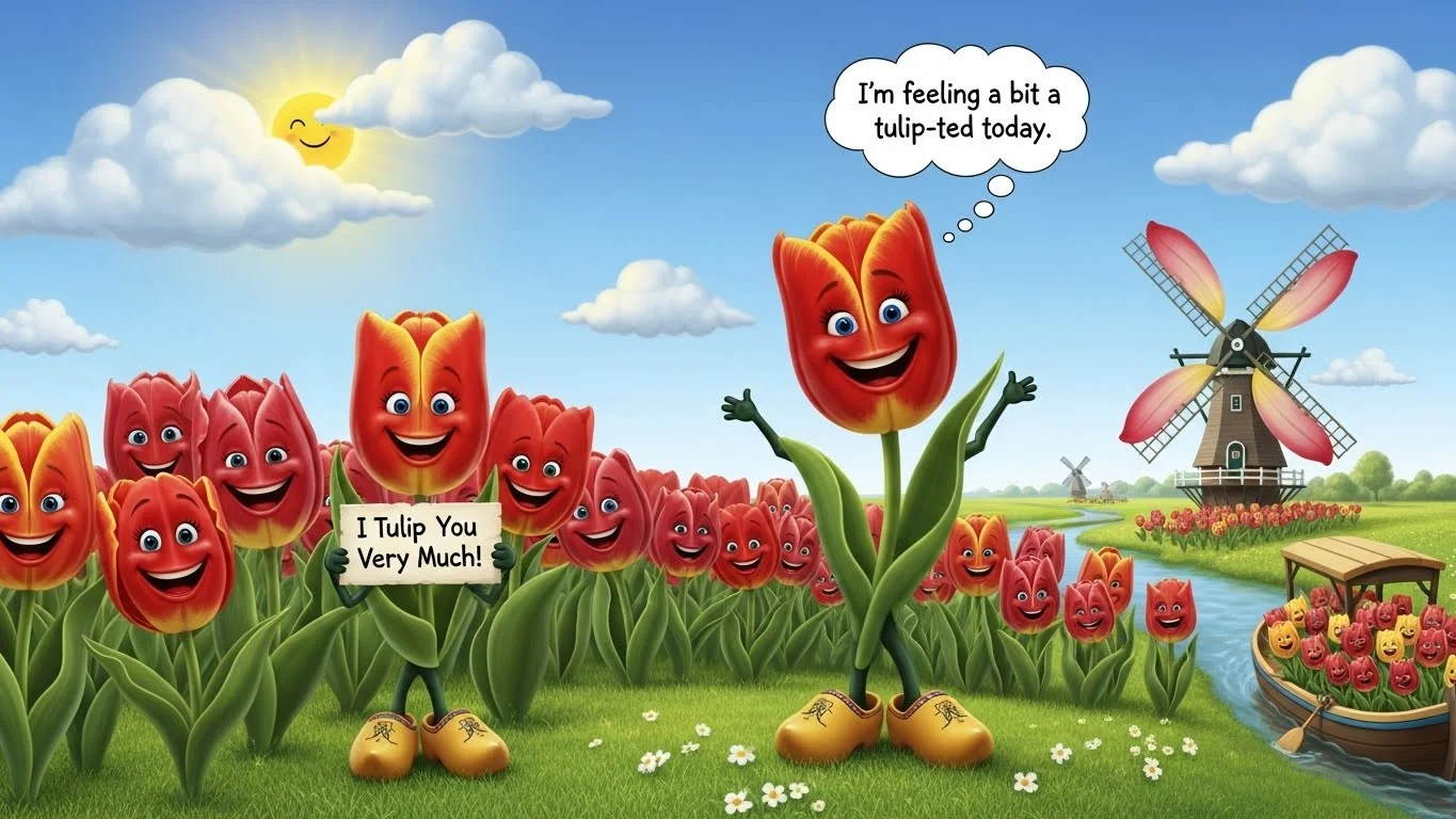 Tulip-Tastic Dutch Flower Puns