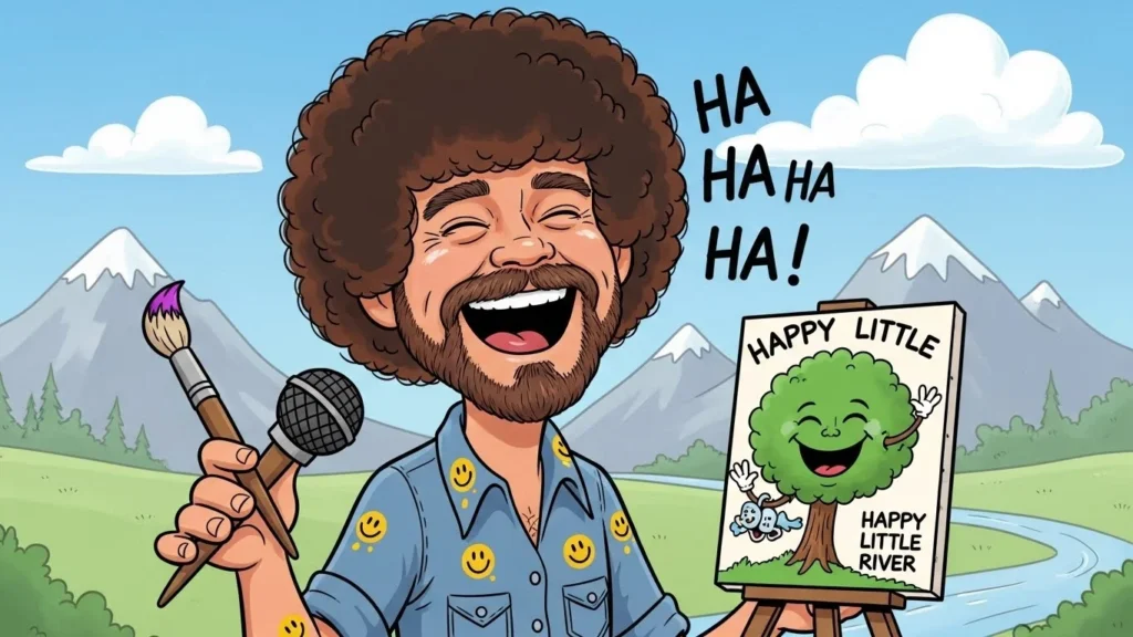 bob ross jokes