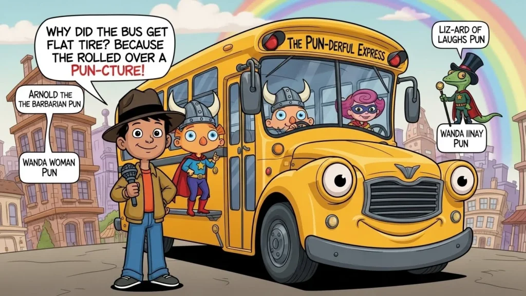 carlos magic school bus puns