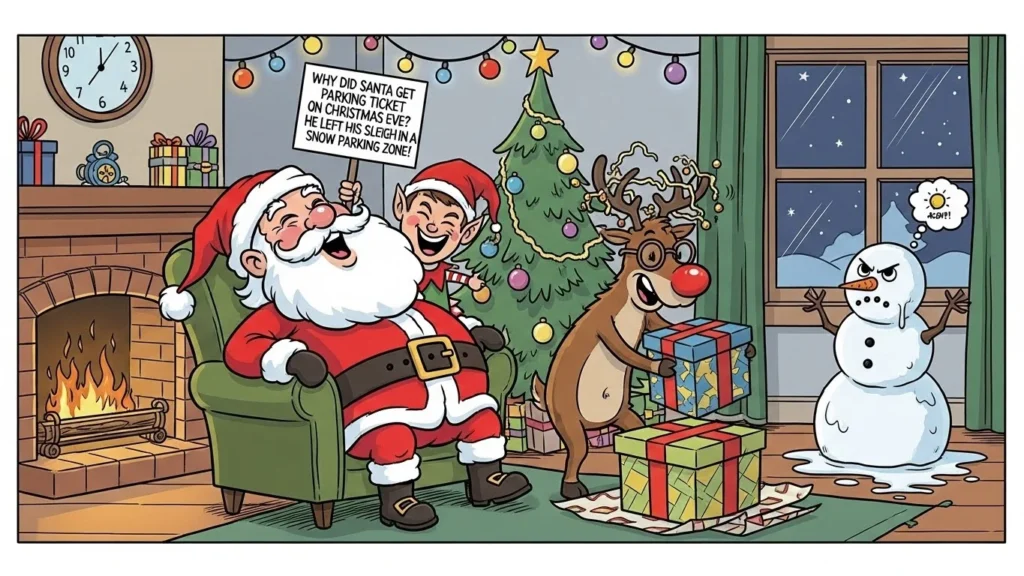 cartoon christmas jokes