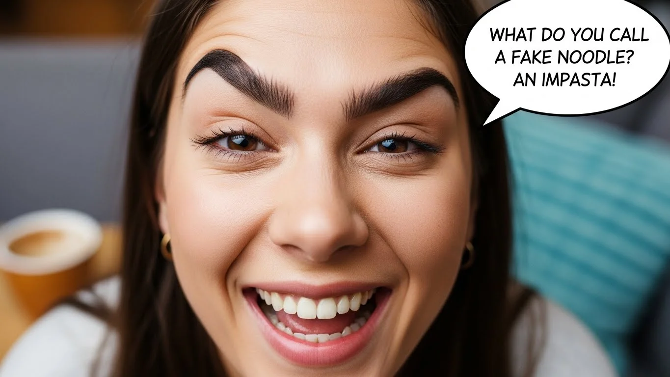 eyebrow jokes