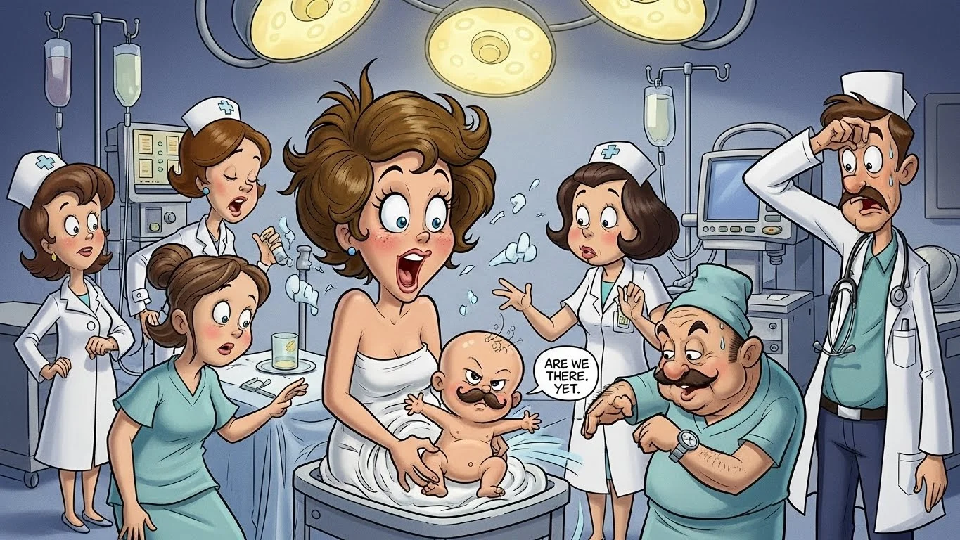 giving birth jokes