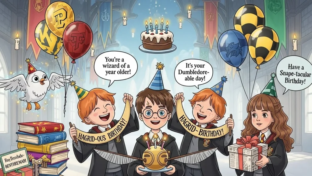 harry potter birthday puns