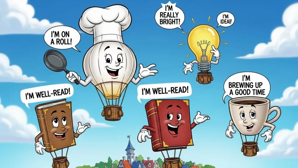 hot air balloon puns