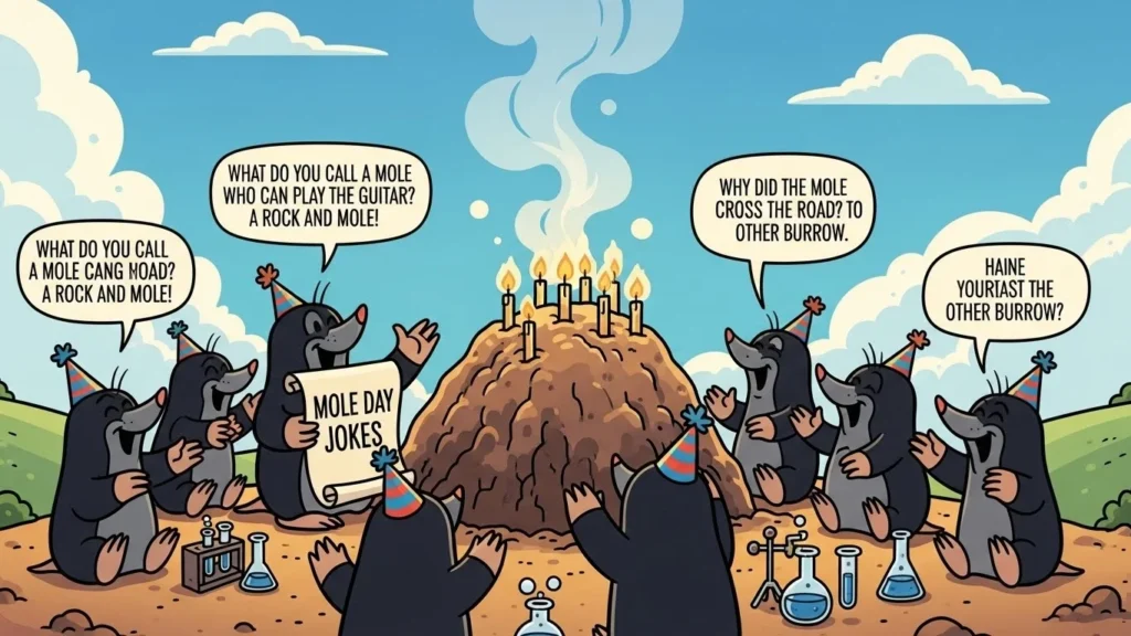 national mole day jokes