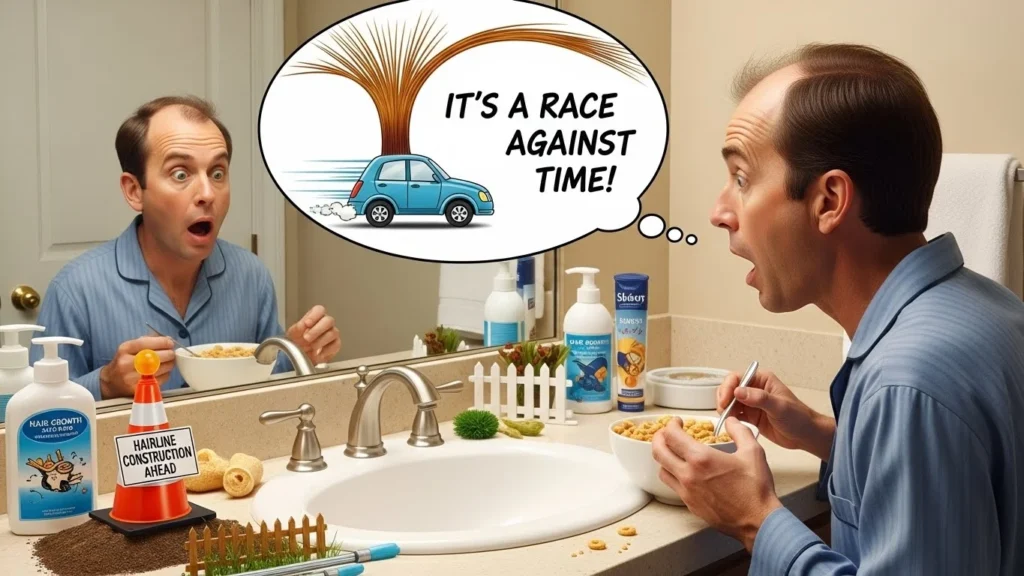 receding hairline jokes