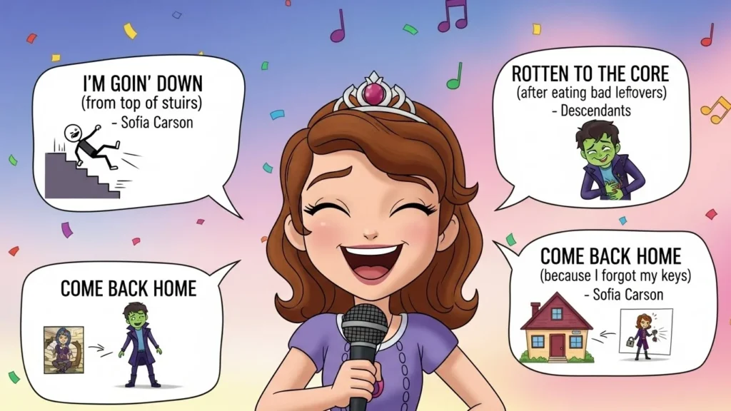 sofia carson lyrics jokes