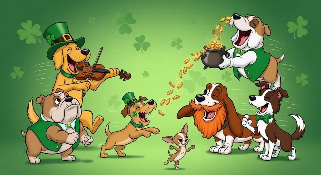 St Patricks Day dog puns