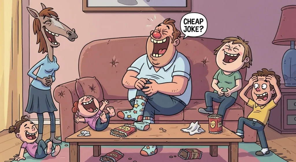 cheap jokes