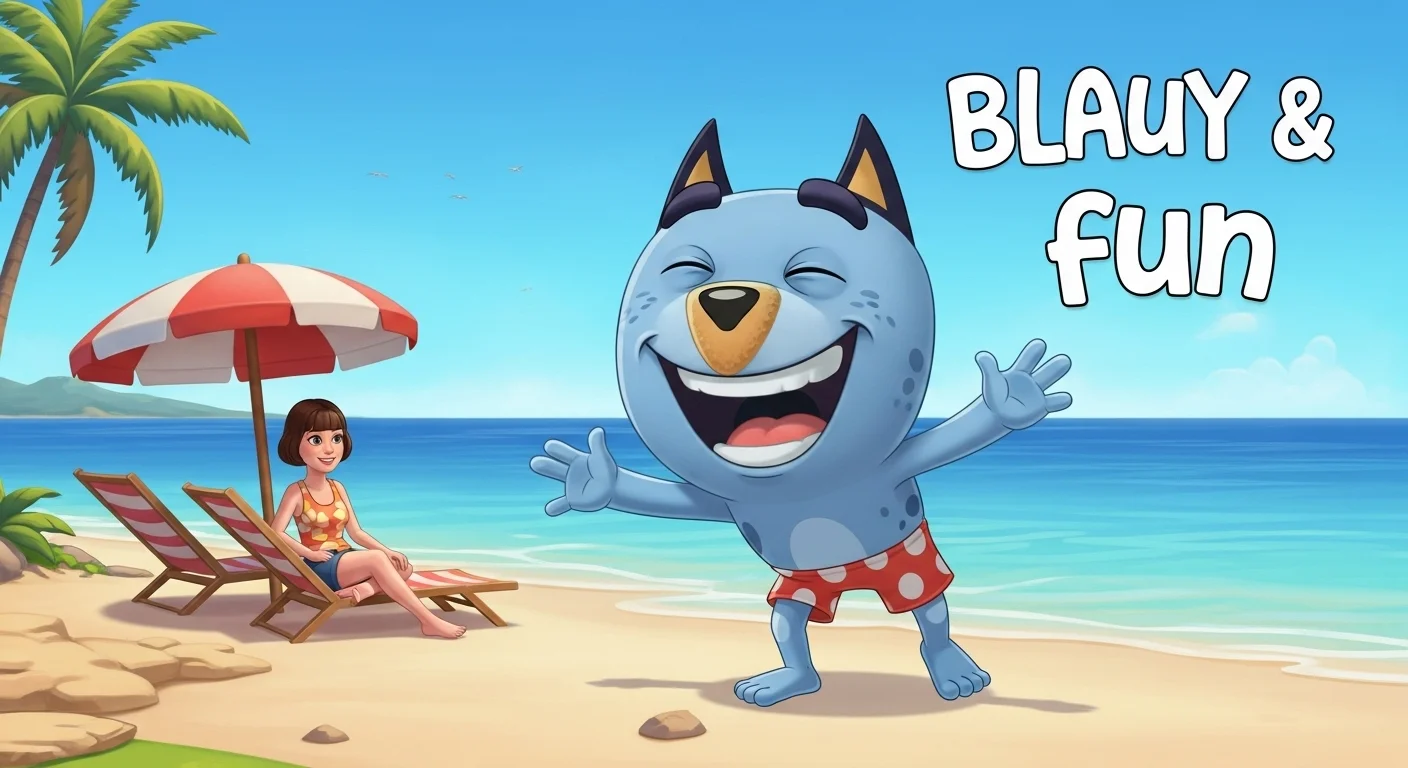Beach & outdoor Bluey fun