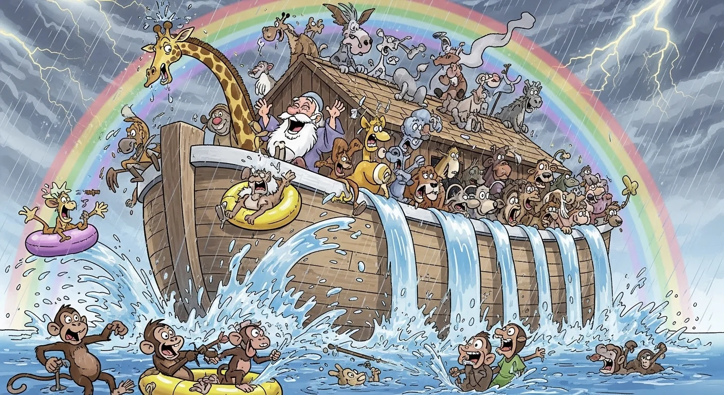 Flood fun Noahs Ark jokes