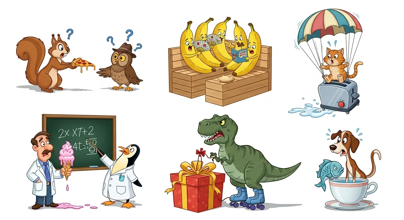 Non sequitur jokes one liners