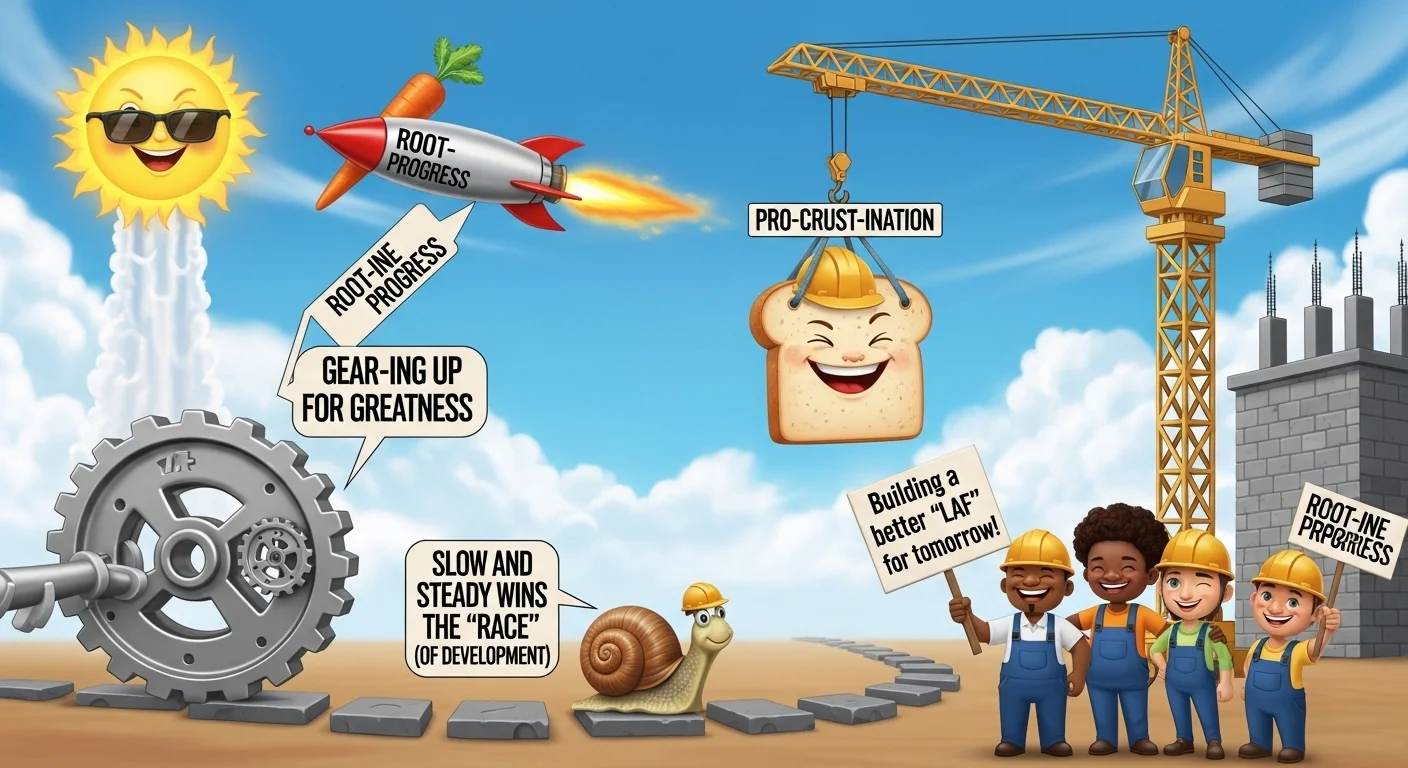 Progress Themed Puns