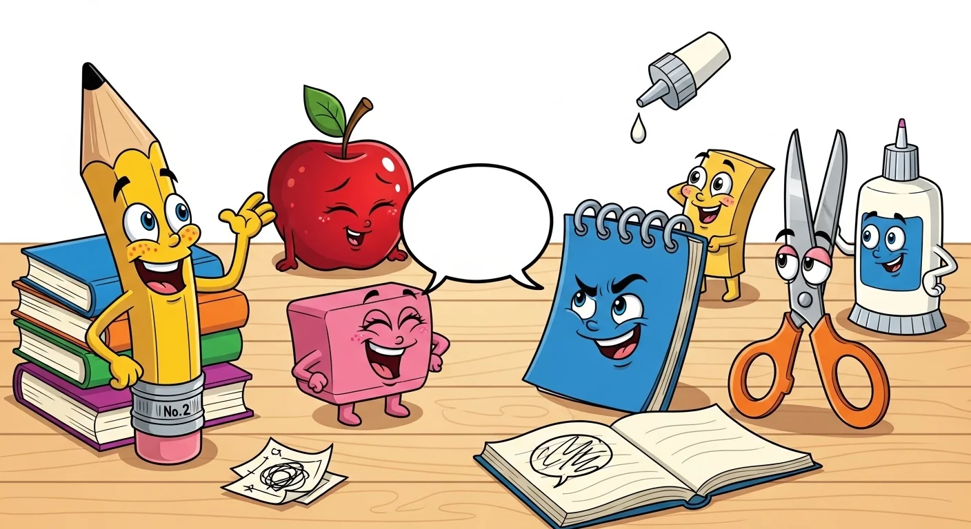 School Supplies Chatting