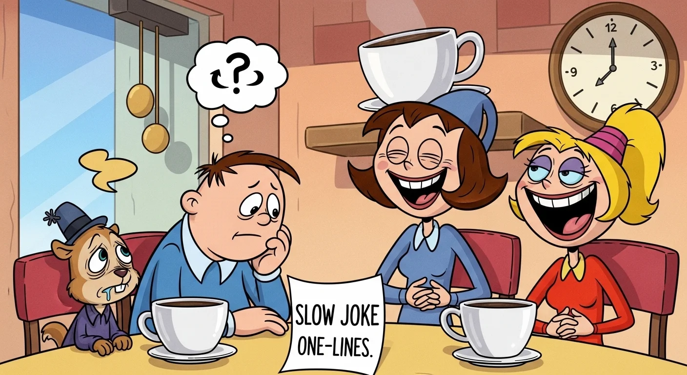 Slow jokes one liners