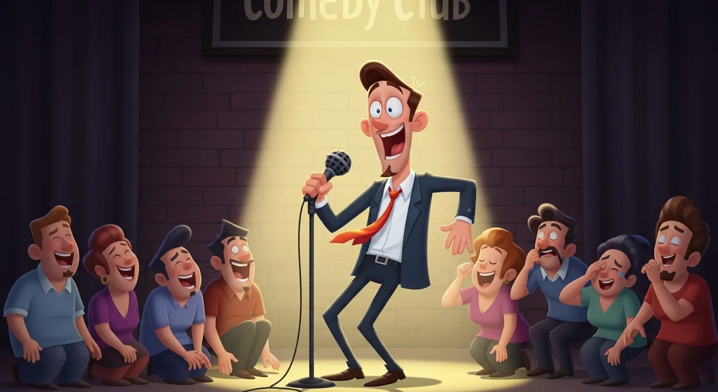 What did the say jokes in English