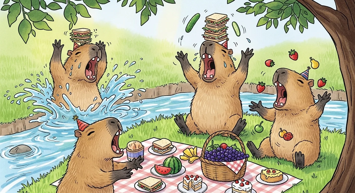 Capybara Picnic Day