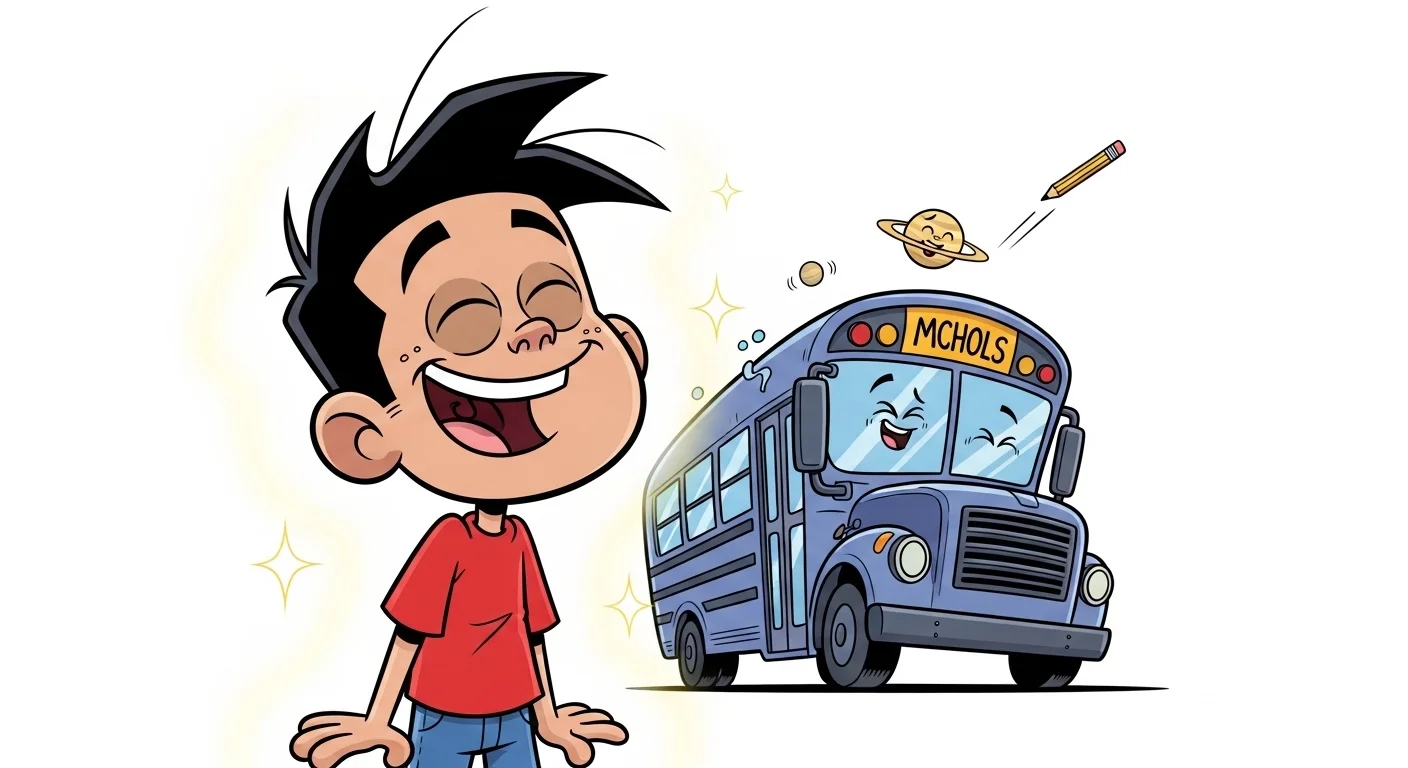 Carlos Magic School Bus puns one liners