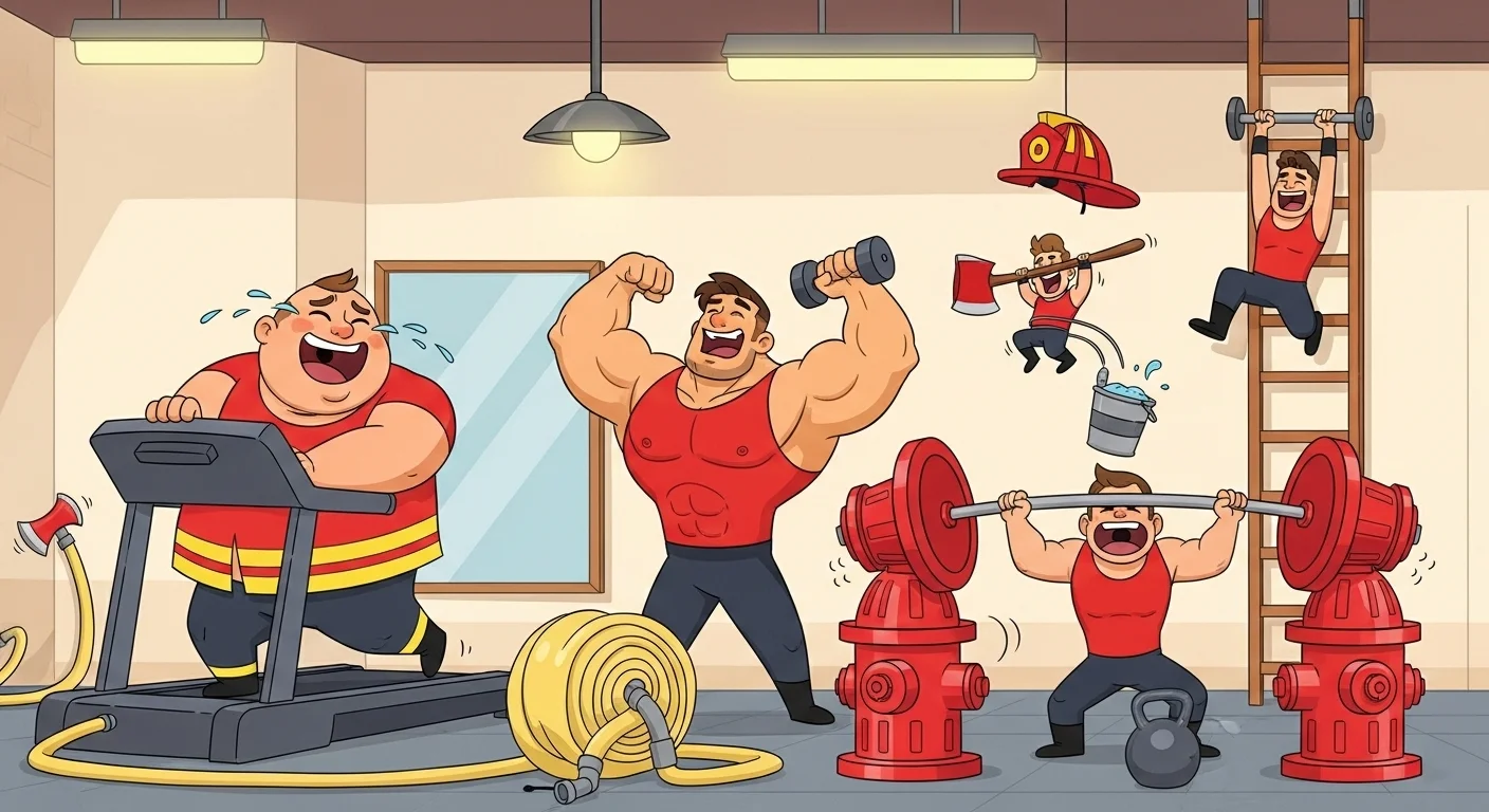 Firefighter Fitness & Gym Jokes