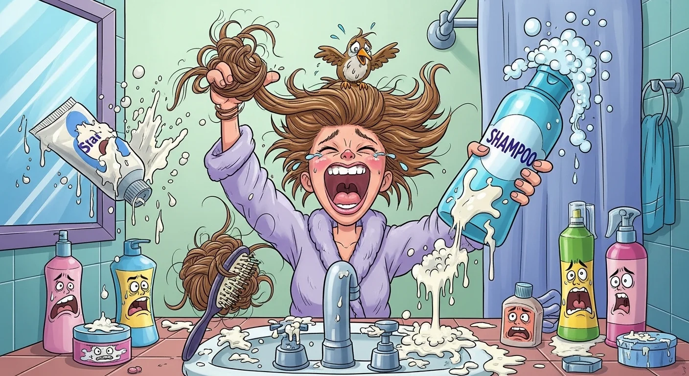 Hair care products humor