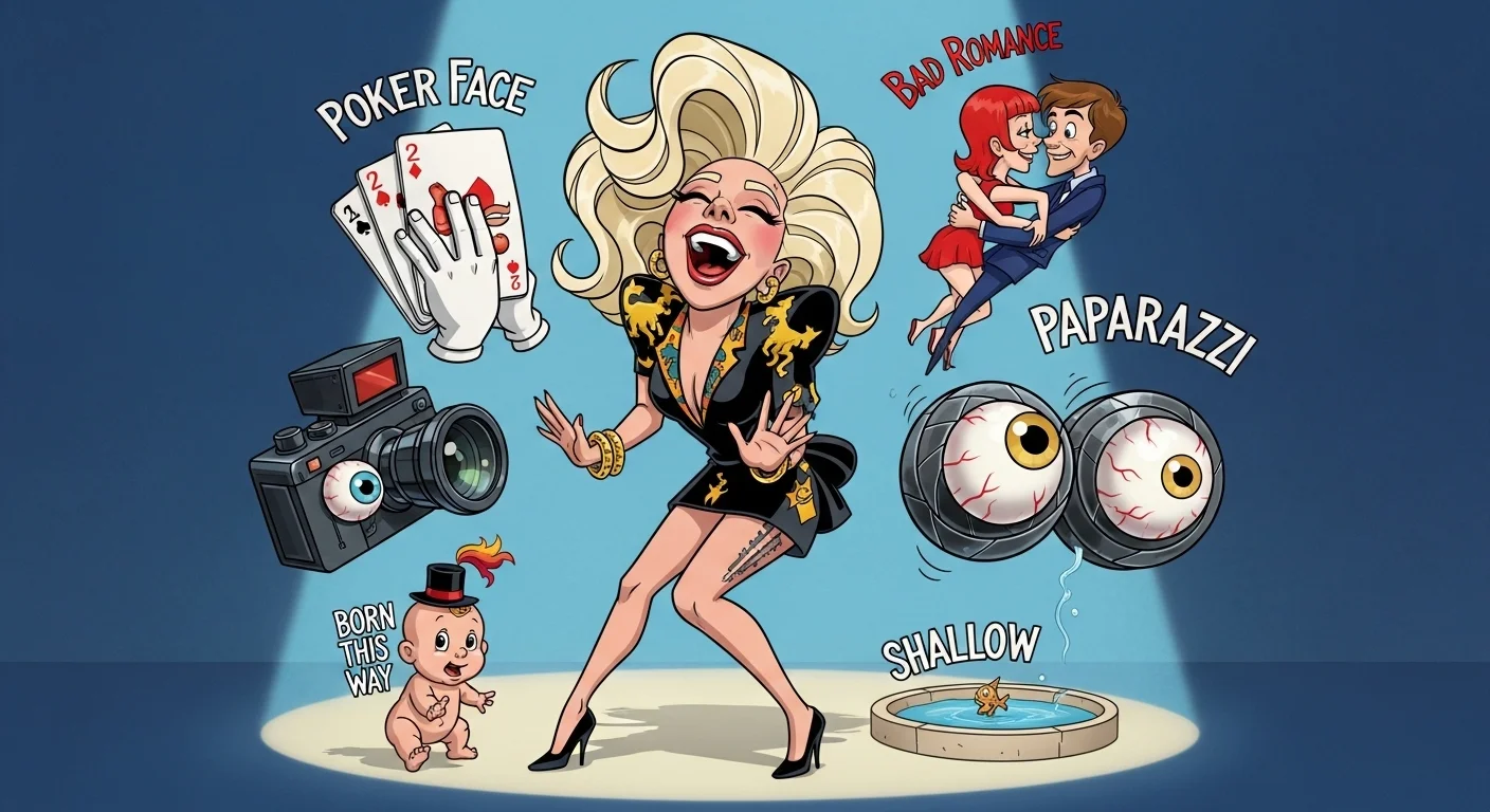 Lady Gaga song puns