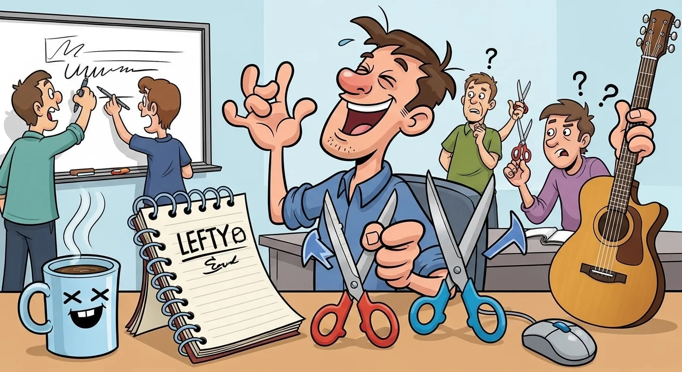 Left handed jokes one liners