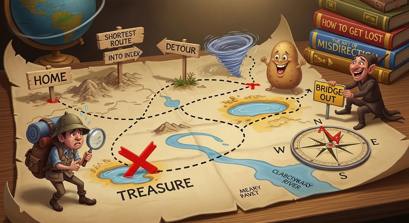 Map Knowledge and Misdirection