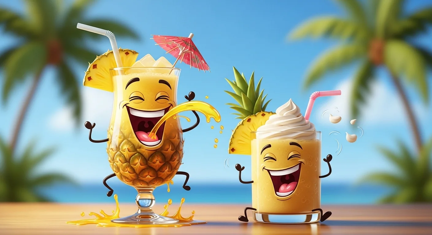 Pineapple Drink & Smoothie Humor