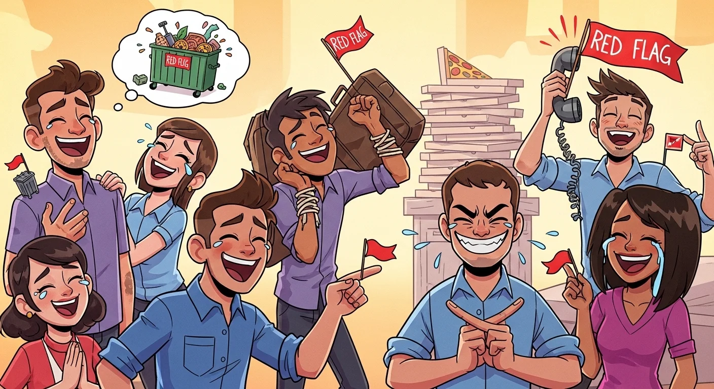 Red flag jokes one liners