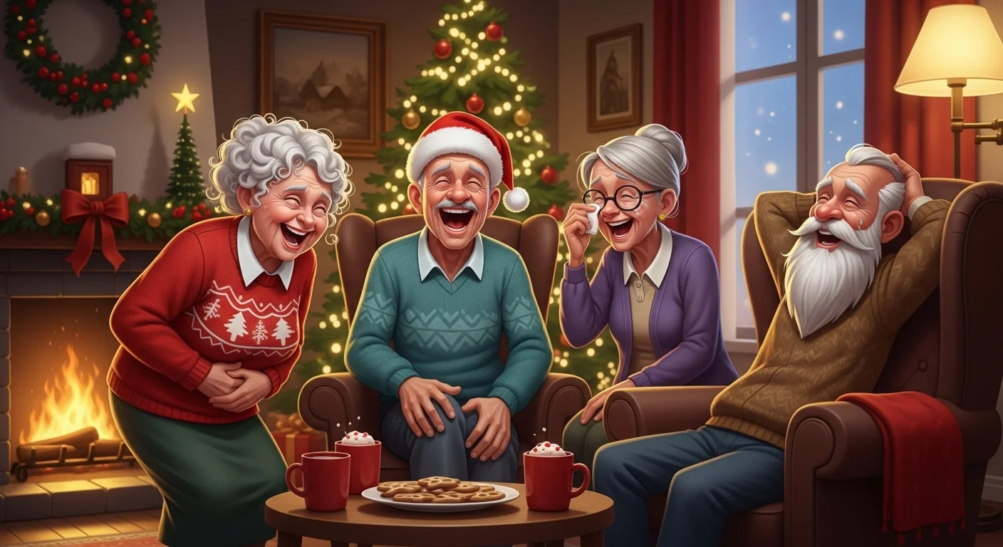 Seniors Christmas jokes one liners
