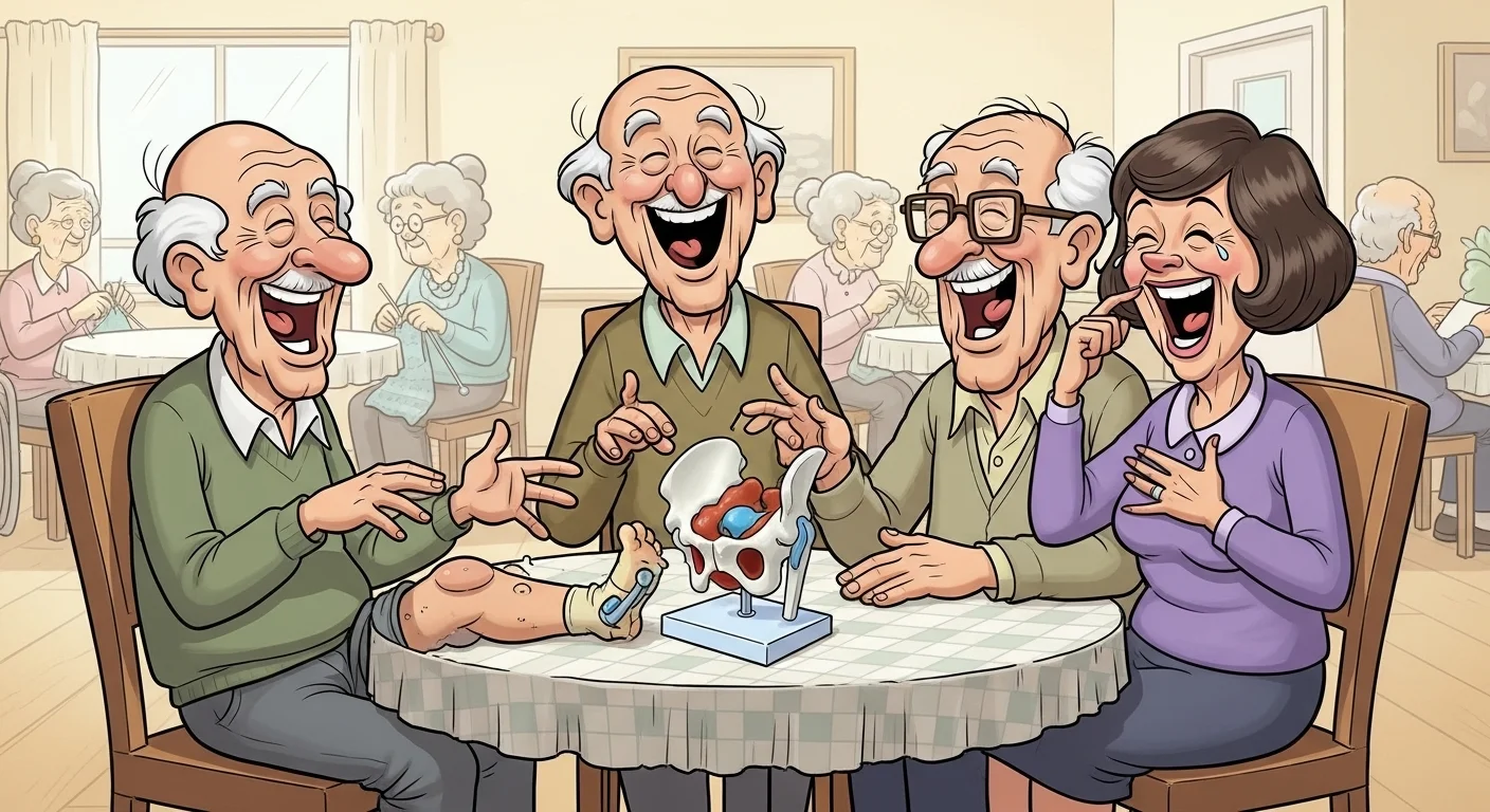 Short hip replacement jokes