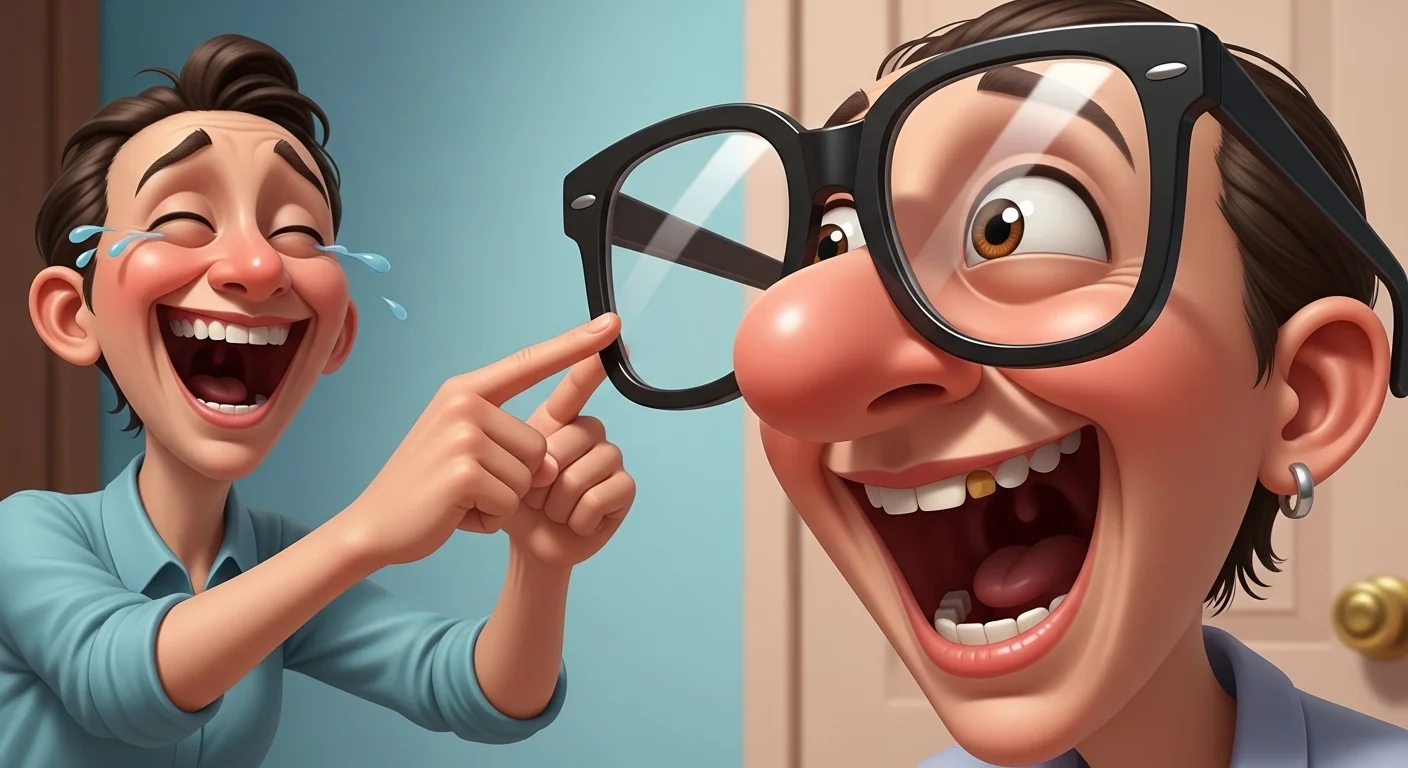 Spectacle jokes in english