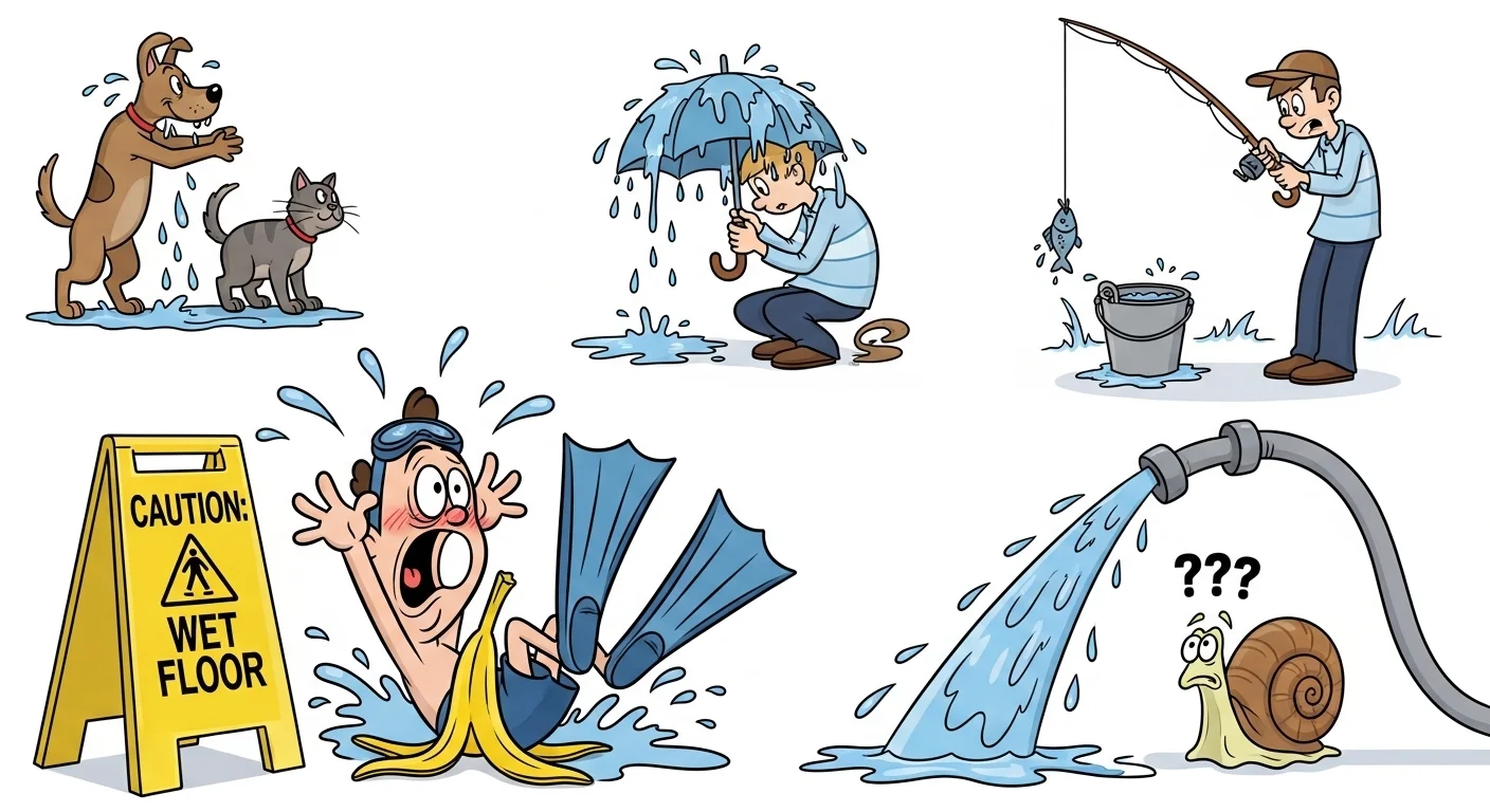 Wet jokes one liners