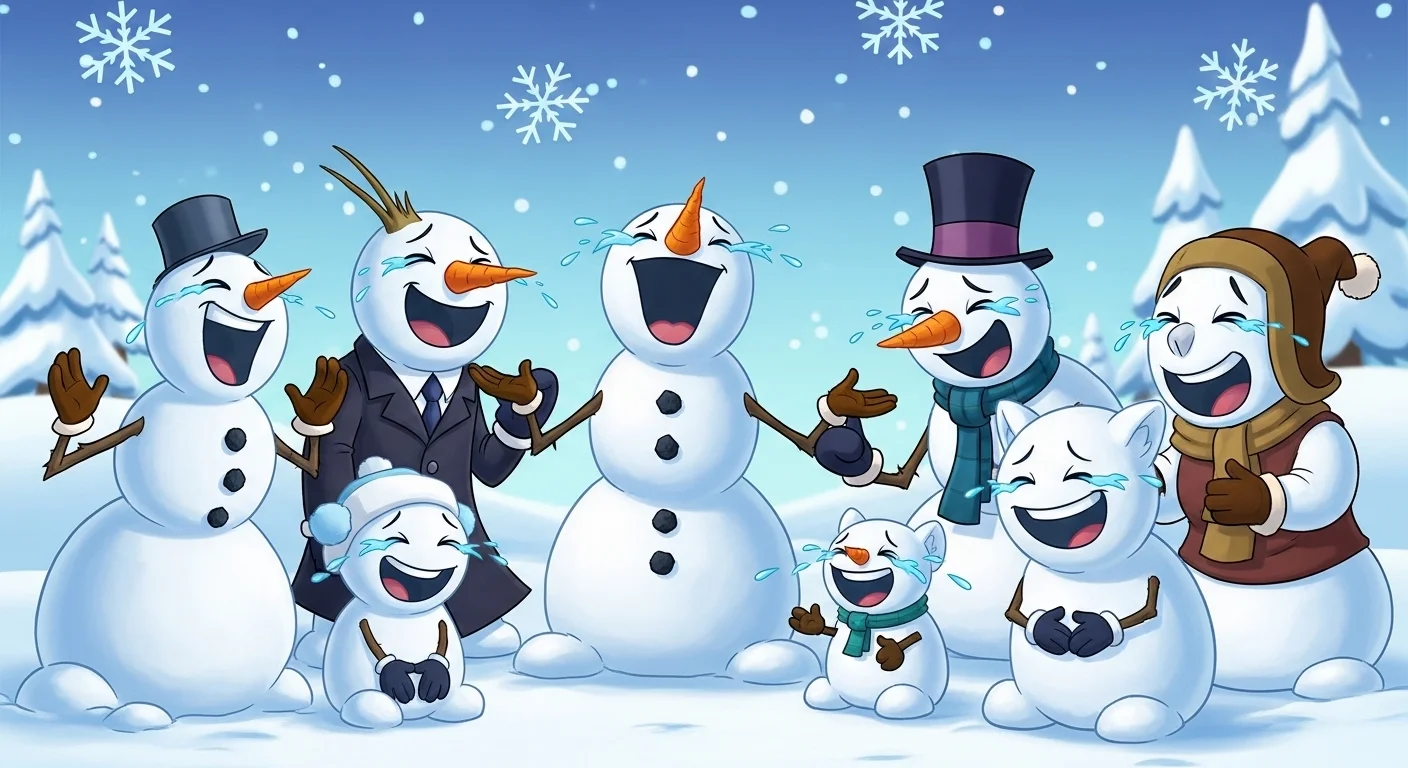 White jokes about snow