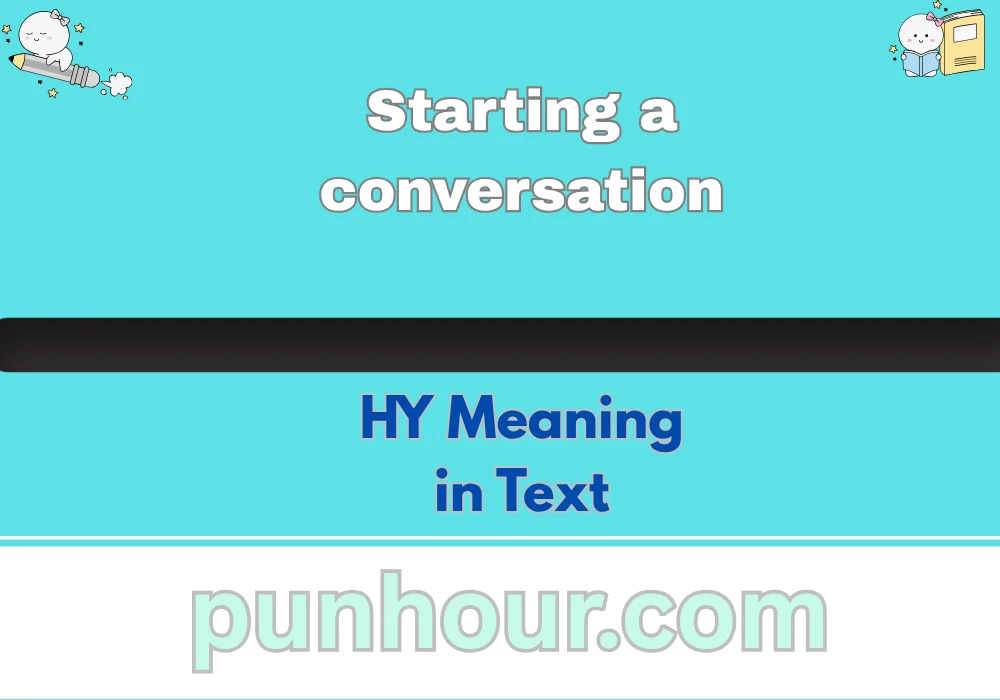 HY Meaning in Text