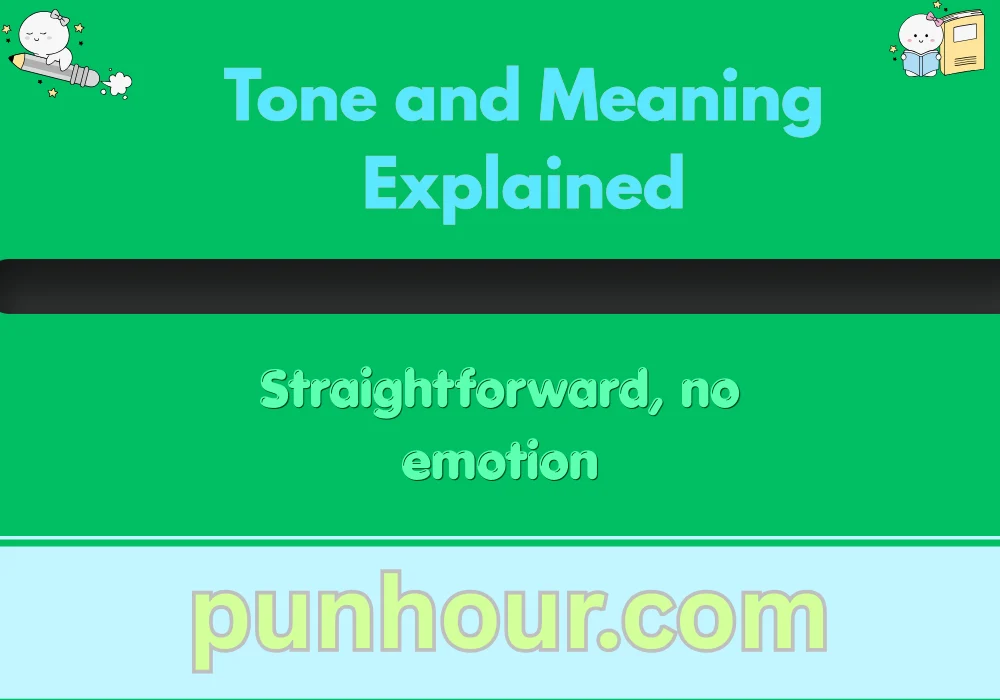 Tone and Meaning Explained