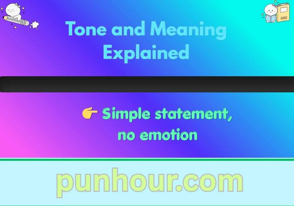 Tone and Meaning Explained
